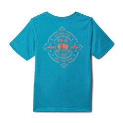 COLUMBIA TERMINAL TACKLE PFG GRAPHIC S/S T TEAL/ON_THE_LINE