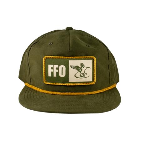 FLIGHT 256 GOLD BAR PATCH ROPE HAT