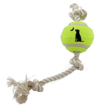 LOCAL BOY ROPE AND TENNIS BALL DOG TOY