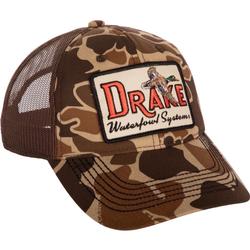 DRAKE SQUARE PATCH FOAM FRONT BALL CAP OLD_SCHOOL
