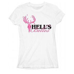 BROWNING HELLS BELLES S/S T-S WHITE
